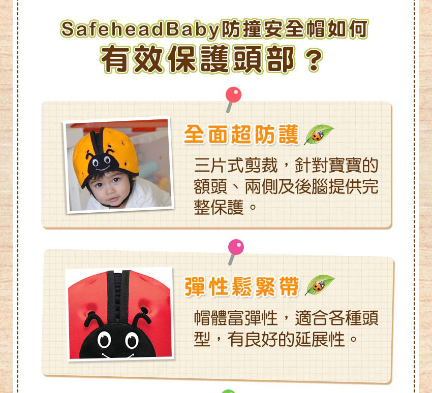 英國_SafeheadBaby-學步防撞安全帽-商品特色