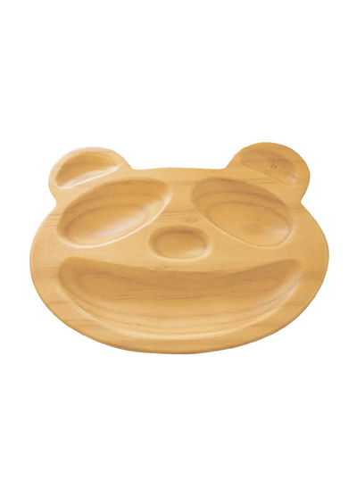 PETITS ET MAMAN 造型木質餐盤-趣味熊貓(最後數量)