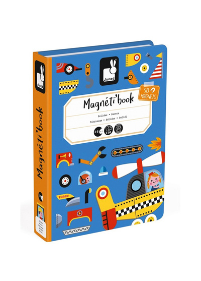 *法國Janod磁鐵遊戲書-交通工具