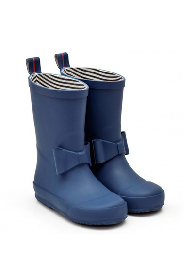 法國BOXBO時尚兒童雨靴-愛時尚-領結藍