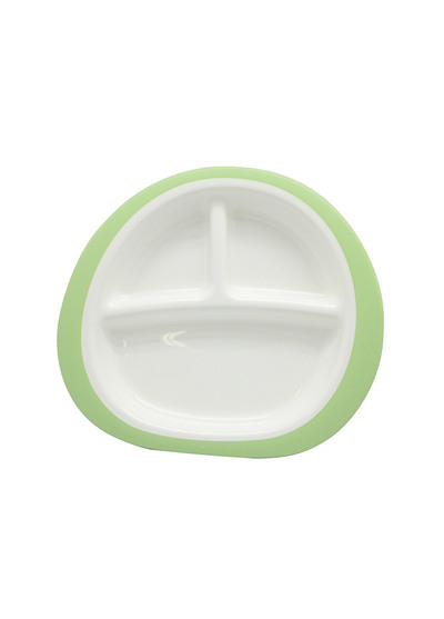 出清特價↘日本Edison KJC嬰幼兒學習餐盤-綠9M+