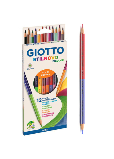 *【義大利 GIOTTO】STILNOVO 雙頭六角彩色鉛筆(24色)