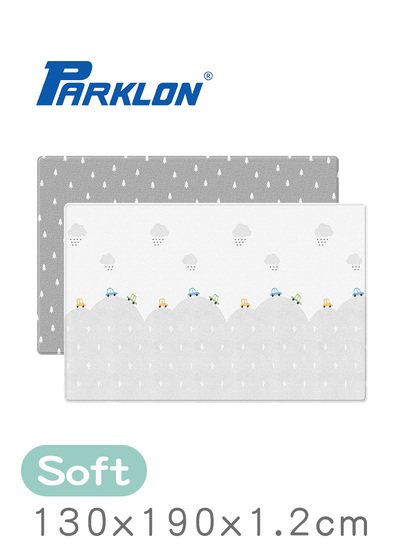 韓國Parklon雙面遊戲墊Pure Soft系列-小汽車冒險