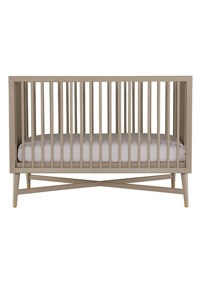 Levana美式嬰兒床-五合一成長床-紐約系列-奶茶色【單床價】