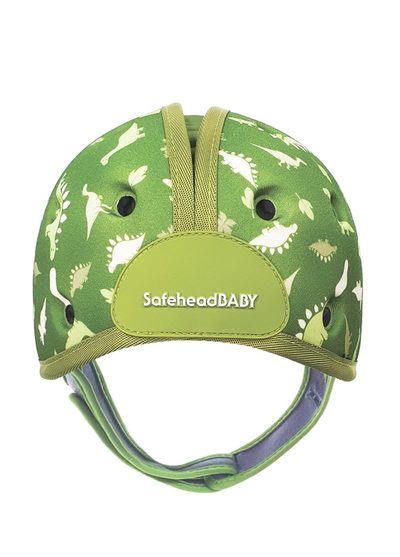 英國SafeheadBABY學步防撞安全帽-叢林恐龍