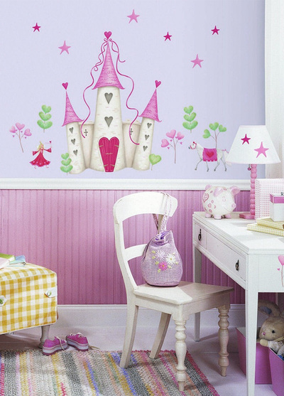 美國RoomMates童趣創意壁貼-公主城堡(最後數量)