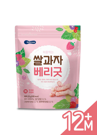 韓國Bebecook寶膳-綜合莓果米棒(25g/包)