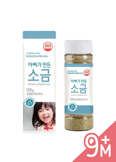 韓國bebefood寶寶福德-天然低鈉海鹽(120g/瓶)
