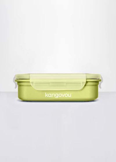 美國Kangovou小袋鼠不鏽鋼安全兒童餐具-Mini寶寶餐盒[多色可選](最後數量)