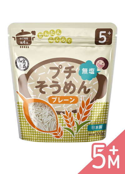 日本和寓良品-寶寶短細麵-原味(100g/袋)