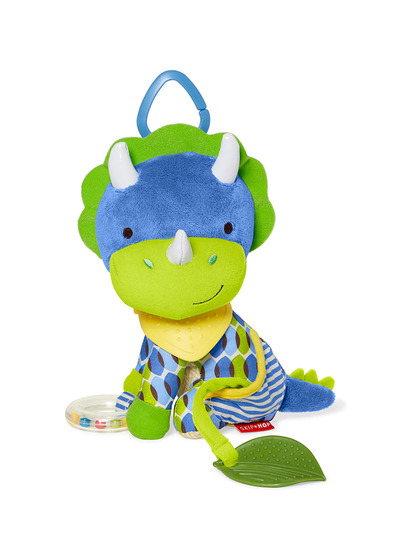 美國Skip Hop寶寶五感玩具-固齒圍巾夥伴-草食恐龍(最後數量)