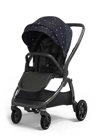 美國Capucci卡普奇雙向自動收車-夢行者旗艦版｜折疊嬰兒推車-夜空星光