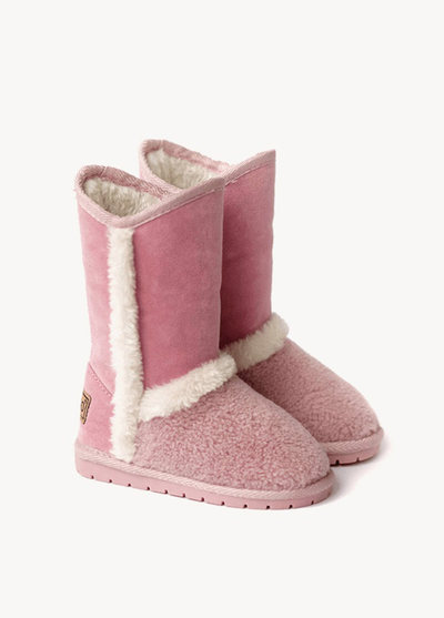 法國BOXBO時尚兒童雪靴-愛斯基摩-粉紅檸檬