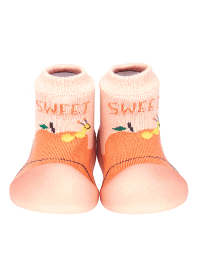 韓國BigToes幼兒襪型學步鞋-變色龍系列-青森蘋果