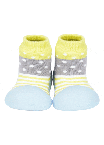 韓國BigToes幼兒襪型學步鞋-變色龍系列-酪梨沙拉