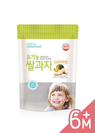 韓國bebefood寶寶福德-米餅-南瓜(20g/包)