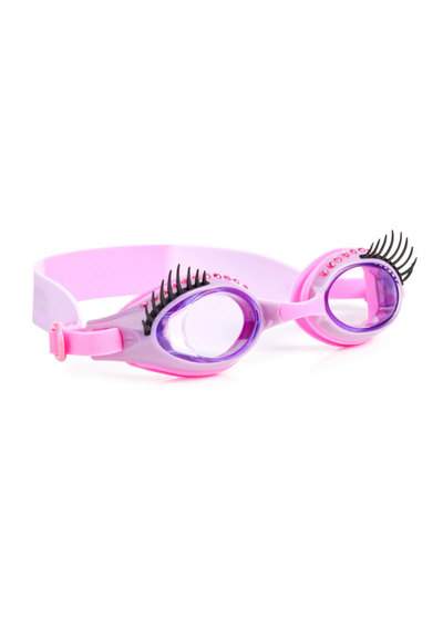 美國Bling2o時尚兒童泳鏡-睫毛閃閃-粉紫(最後數量)