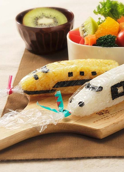 出清兩件8折↘日本Arnest創意料理小物-電車飯糰模型套組