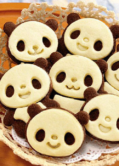 出清兩件8折↘日本Arnest創意料理小物-可愛熊貓餅乾模型