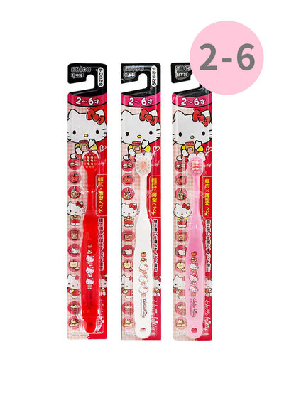 日本EBISU兒童牙刷-Hello Kitty(2-6Y適用)