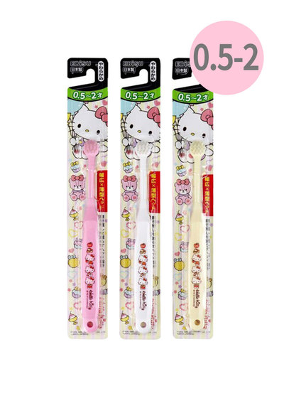 日本EBISU嬰幼兒牙刷-Hello Kitty(6M-2Y適用)