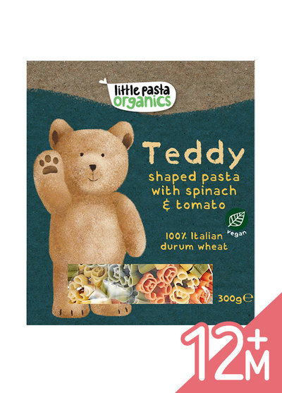 英國Little Pasta小小帕斯達-造型兒童義大利麵-泰迪熊(300g/包)