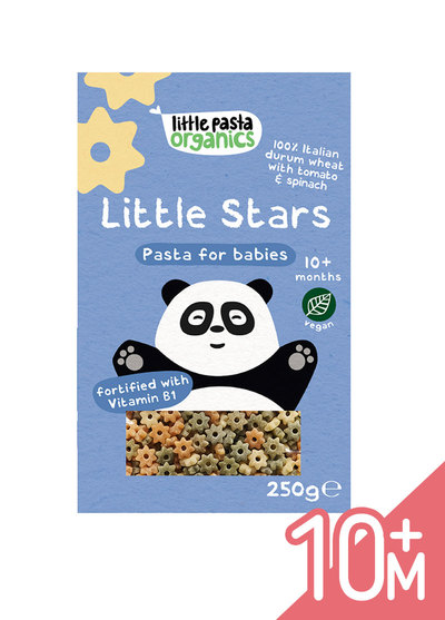 英國Little Pasta小小帕斯達-造型兒童義大利麵-迷你星(250g/包)