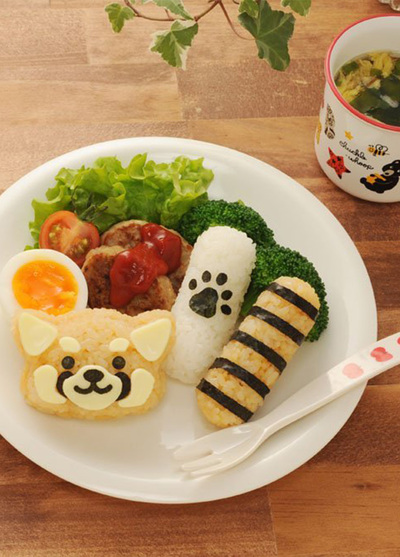 出清兩件8折↘日本Arnest創意料理小物-可愛嘟嘟熊飯糰模型