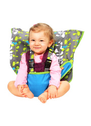 出清特價↘美國My Little Seat攜帶型嬰兒安全椅套-藍色小魚★原價1190