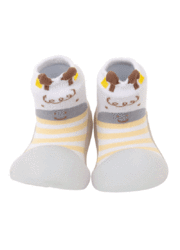 韓國BigToes幼兒襪型學步鞋-變色龍系列-長頸鹿(缺)